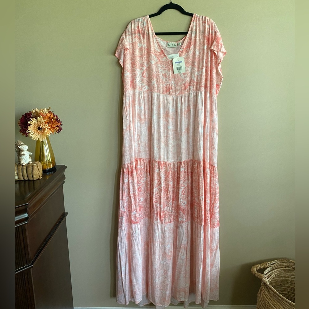 Wonderly dress size XL excellent condition pink!